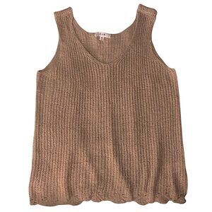 E&M crochet sleeveless top size medium NWT